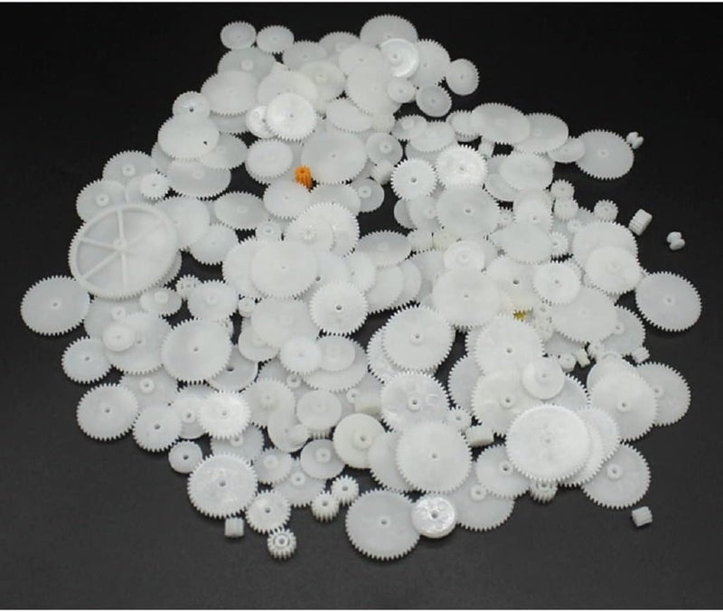 Alextend 200pcs Plastic Gears 0.5 Module for DC Motor DIY Model Toys Accessories - Image 4